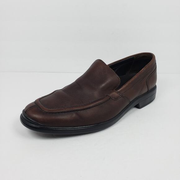 Cole Haan NikeAir Mens Size 9.5 Brown Leather Slip On Formal Dress Loafer Shoes main image 9